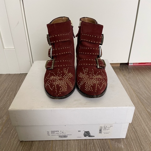 Chloe Suede Booties - Picture 2 of 5